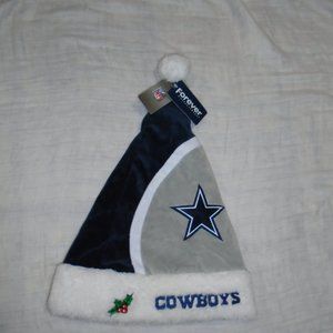 Forever Collectibles NFL Dallas Cowboys Basic Santa Hat Holiday Christmas